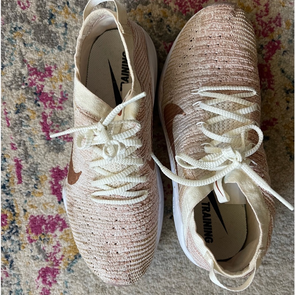 Nike Rose Gold Trainers. Size 8. Excellent Condition.